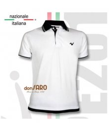 Nazionale Italiana Polo Piquet Uomo Mezza 311015