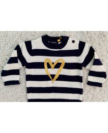 Maglioncino tricot neonata, Blue Seven 960031