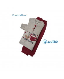 Pigiama bambina punto milano, Martellina VM20170