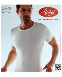 Maglietta intima girocollo uomo elasticizzata LIABEL 3858 23