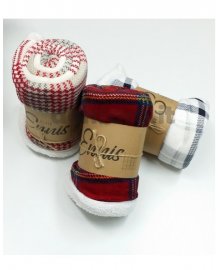 Plaid con bordo sherpa, Ennis