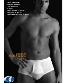 Slip uomo maxi classico coste Fragi Anthony Elastico Esterno