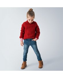 Maglia bambina trecce, Mayoral 4345