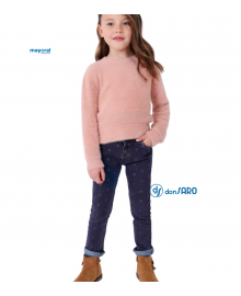 Jeans stampato skinny fit bambina, Mayoral 4504