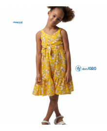 Vestito stampato fiocco ragazza, Mayoral 6964
