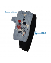 Pigiama bambino punto milano, Martellina VM20175