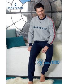 Pigiama Uomo invernale felpa NAVIGARE B2141249