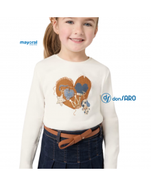 Maglietta con fascetta bambina, Mayoral 4069