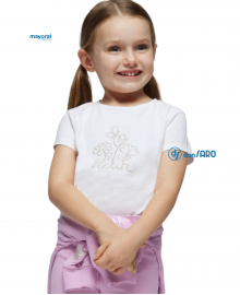Maglietta Ecofriends basica bambina, Mayoral 174