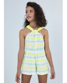 Tuta corta con stampa tie dye ragazza, Mayoral 6849