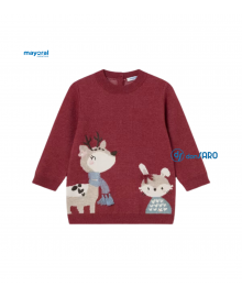 Vestito maglia animali neonata, Mayoral 2918