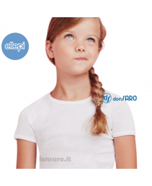 Maglia intima bimba manica corta, ELLEPI 4290