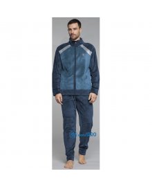Pigiama uomo caldo Coral pile fleece, Karel 3314