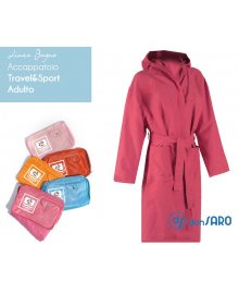 Accappatoio Unisex microfibra tinta unita Travel & Sport