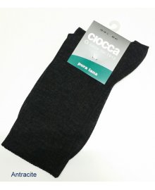 Calza uomo lunga pura lana vergine merino CIOCCA 690