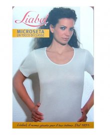 Maglia Donna Mezza Manica Microseta LIABEL AI5314 126