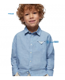 Camicia manica lunga lino bambino, Mayoral 3122
