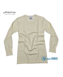 Maglia intima uomo manica lunga pura lana ALPINA ANR006