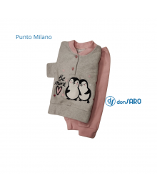 Pigiama neonata Punto Milano, Martellina VM10120
