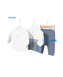 Completo 3 pezzi tricot neonato, Mayoral 1560